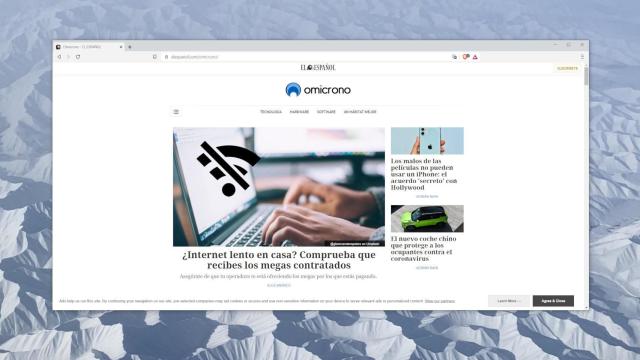 Omicrono en el navegador Brave