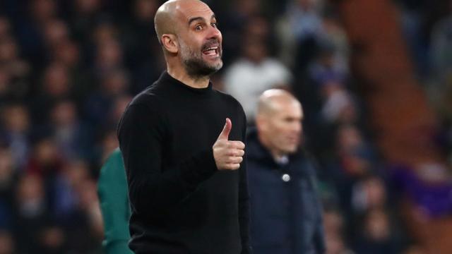 Pep Guardiola, con el Manchester City