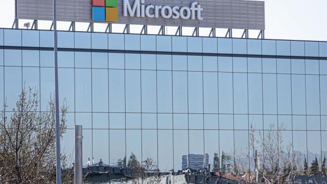 Sede de Microsoft en el Parque Empresarial La Finca de Pozuelo de Alarcón, en Madrid.