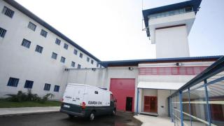 Exterior de la prisión de A Lama, en Pontevedra.