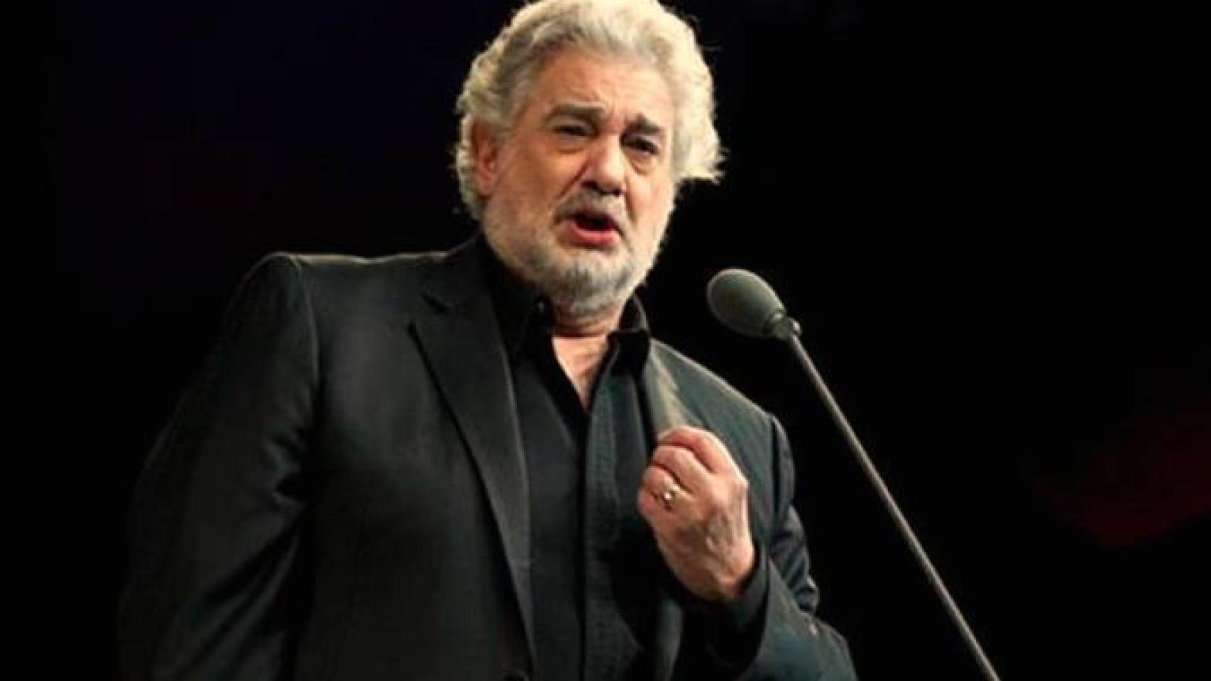 El tenor Plácido Domingo.