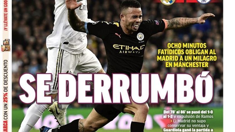 Portada MARCA (27/02/20)