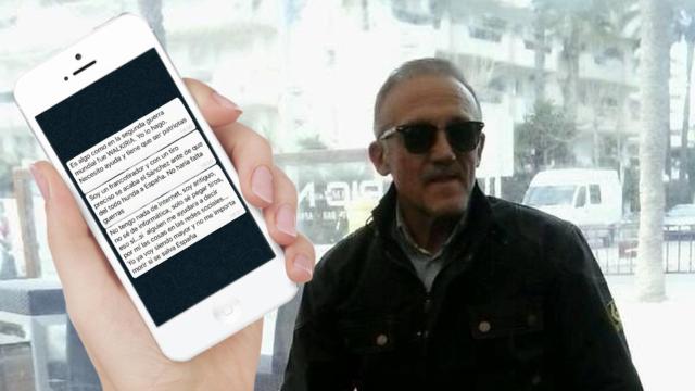 Montaje con los mensajes que, según la Fiscalía, Manuel Murillo envió por WhatsApp.