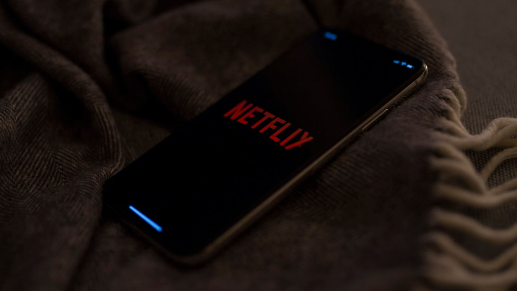 Netflix en un móvil.