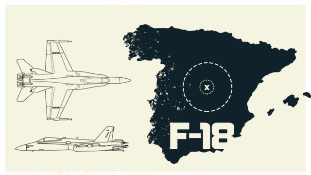 Un F-18 del Ejército y un avión lleno de pasajeros estuvieron a punto de colisionar sobre Torrejón de Ardoz