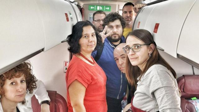El grupo de activistas ni siquiera ha podido pasar del aeropuerto