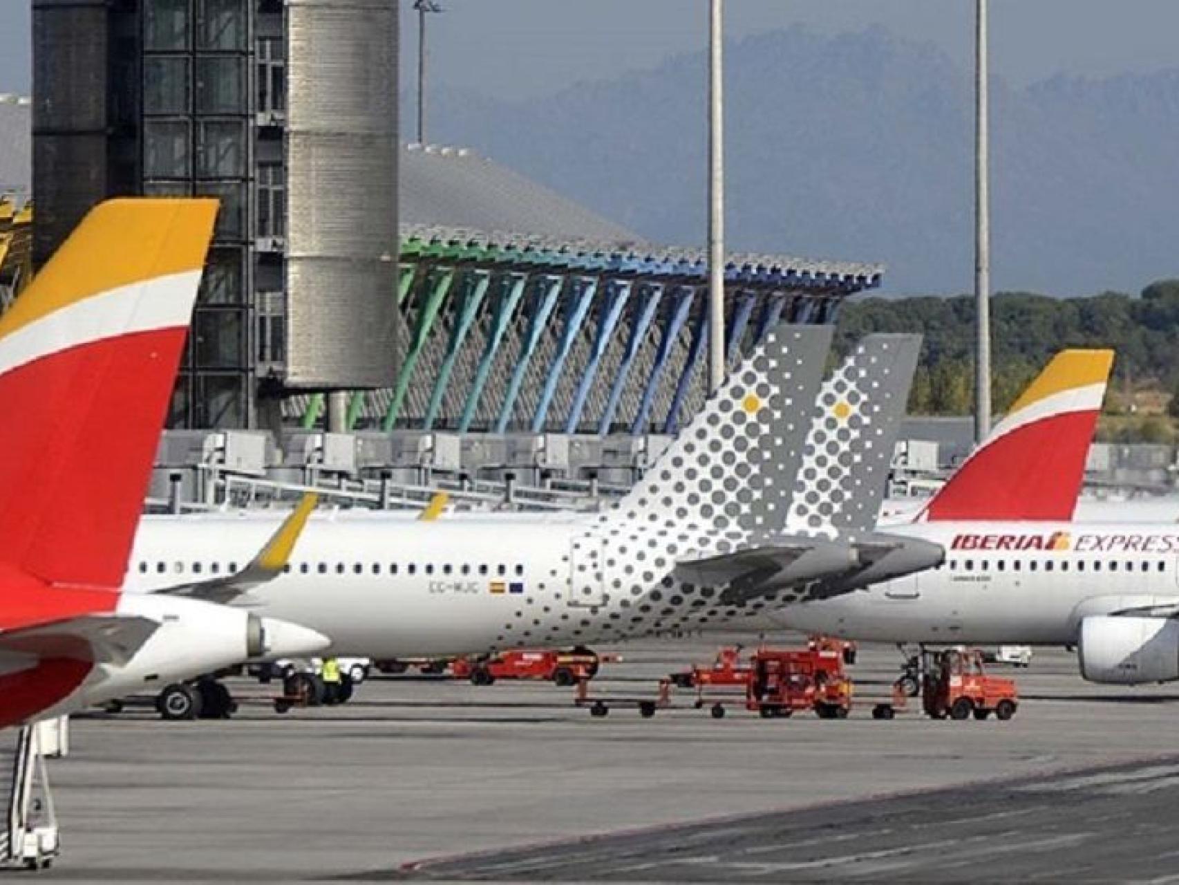 Aviones de IAG en imagen de archivo.