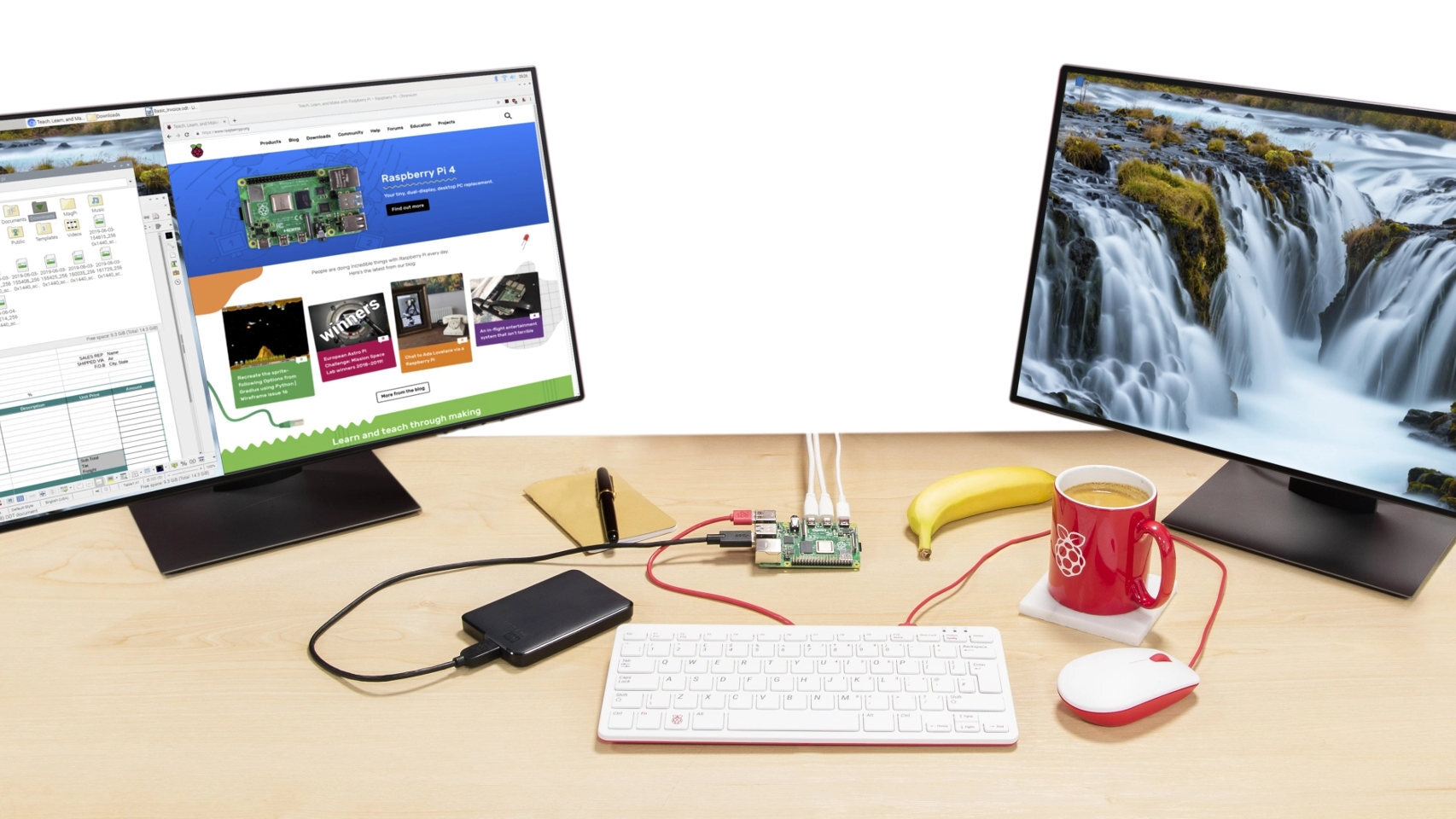 La Raspberry Pi ahora soporta dos monitores