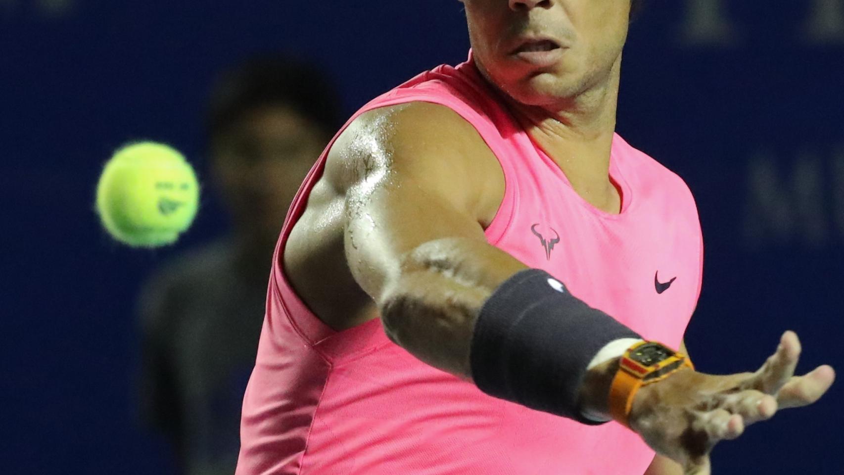 Rafa Nadal, durante el torneo de Acapulco