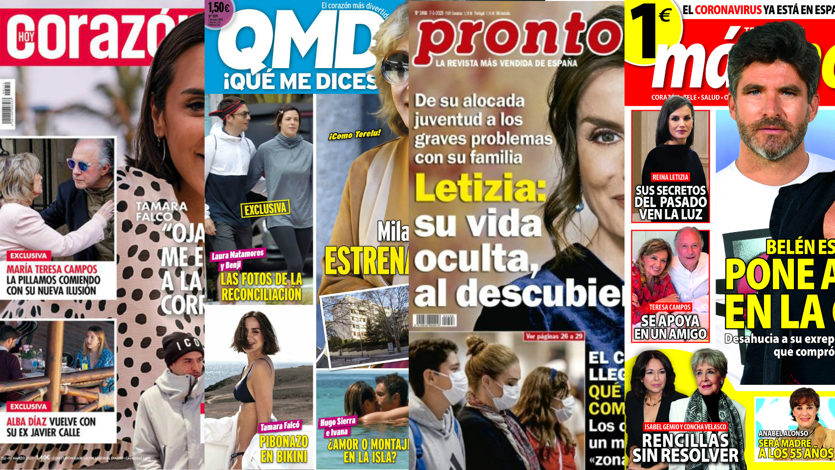 Portadas de este lunes.