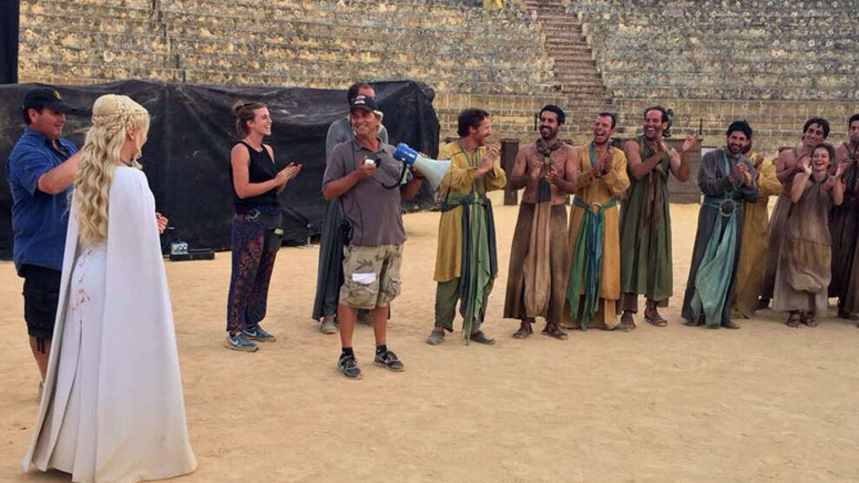 Daenerys en el rodaje de 'Juego de tronos' en Osuna