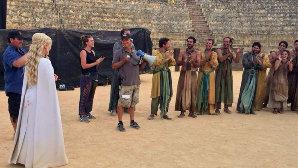 Daenerys en el rodaje de 'Juego de tronos' en Osuna