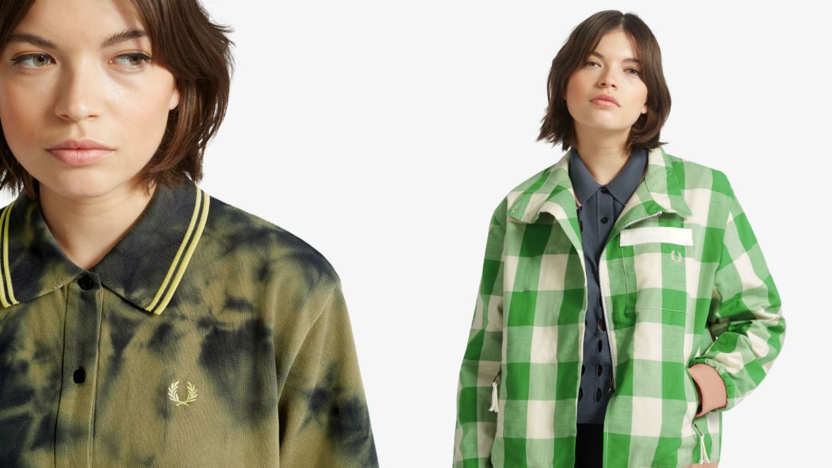 La diseñadora japonesa colabora por primera vez con Fred Perry.