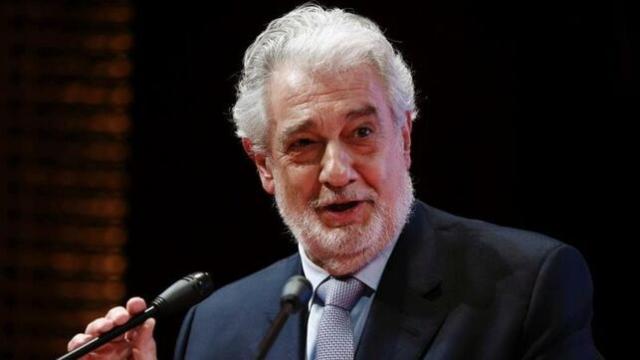 El tenor Plácido Domingo.