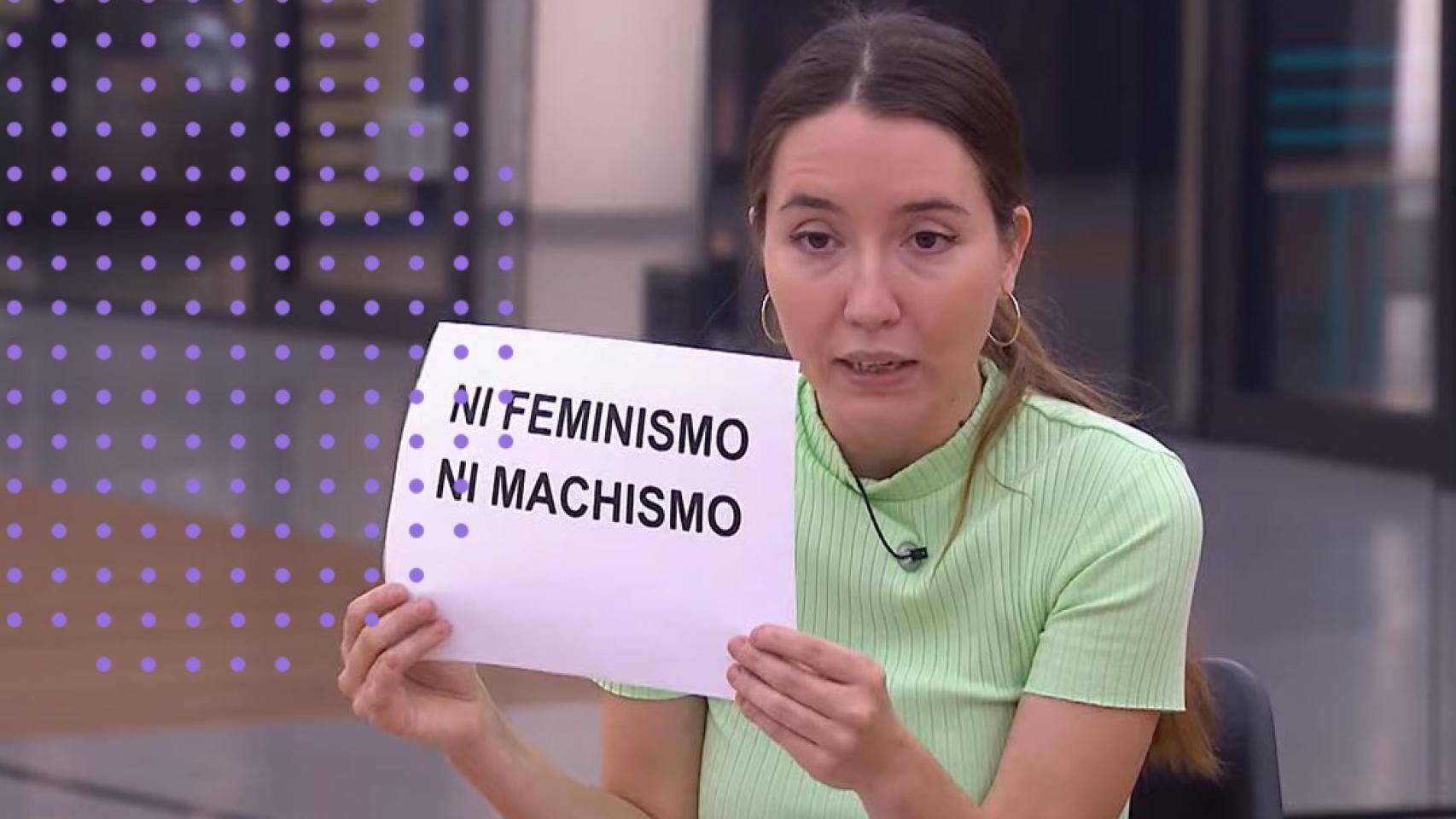 Anna Pacheco, durante la charla en OT.