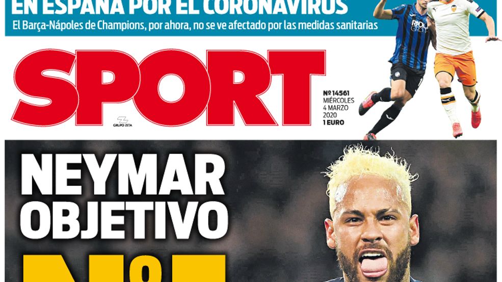 Portada Sport (04/03/20)