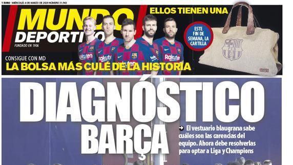 Portada Mundo Deportivo (04/03/20)