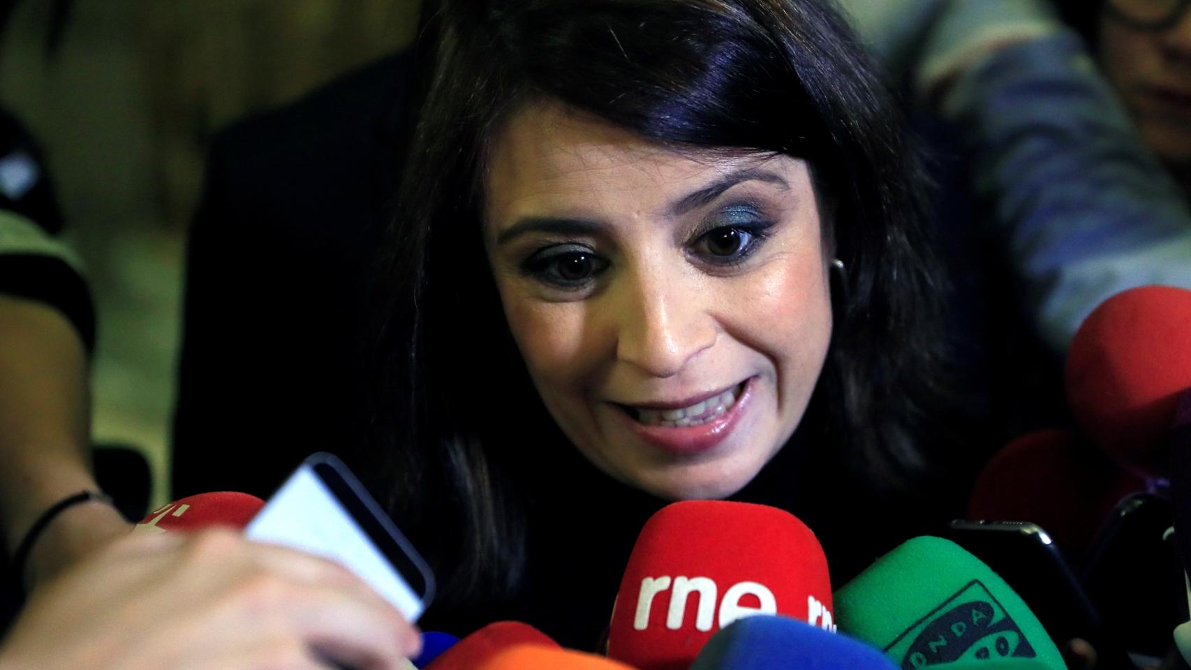 Adriana Lastra, portavoz del Grupo Socialista en el Congreso de los Diputados.