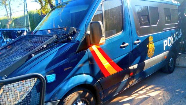Imagen de archivo de un furgón de la Policía Nacional