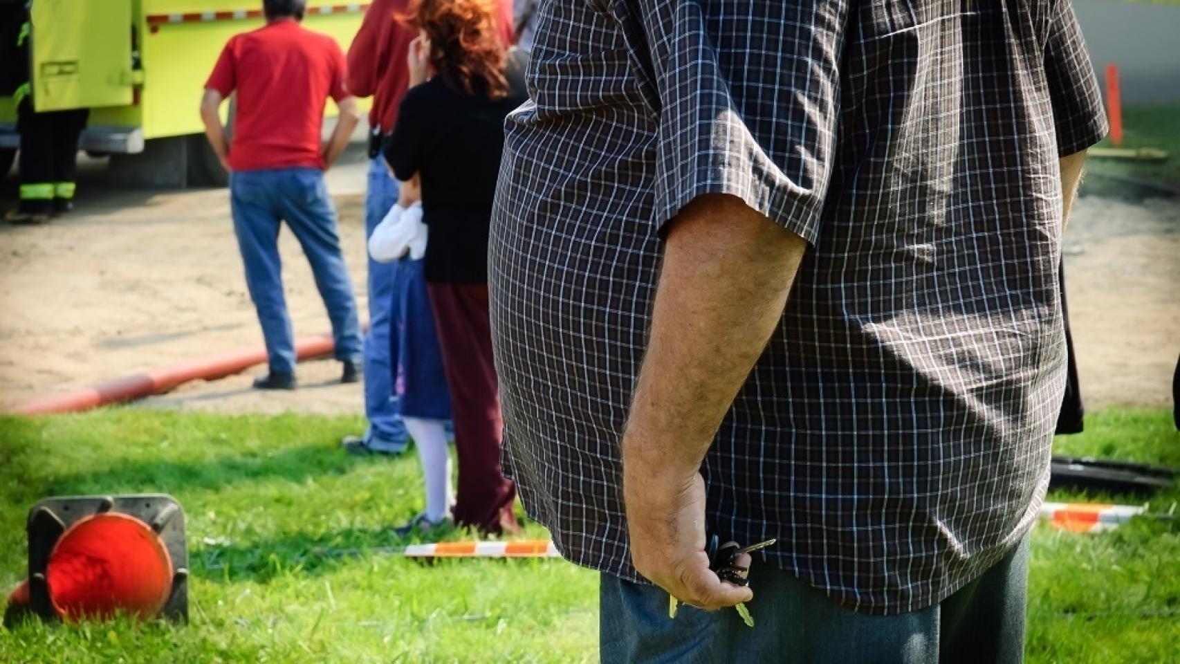 Una persona con obesidad. EP