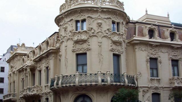 El Palacio de Longoria, sede principal de la SGAE, en Madrid