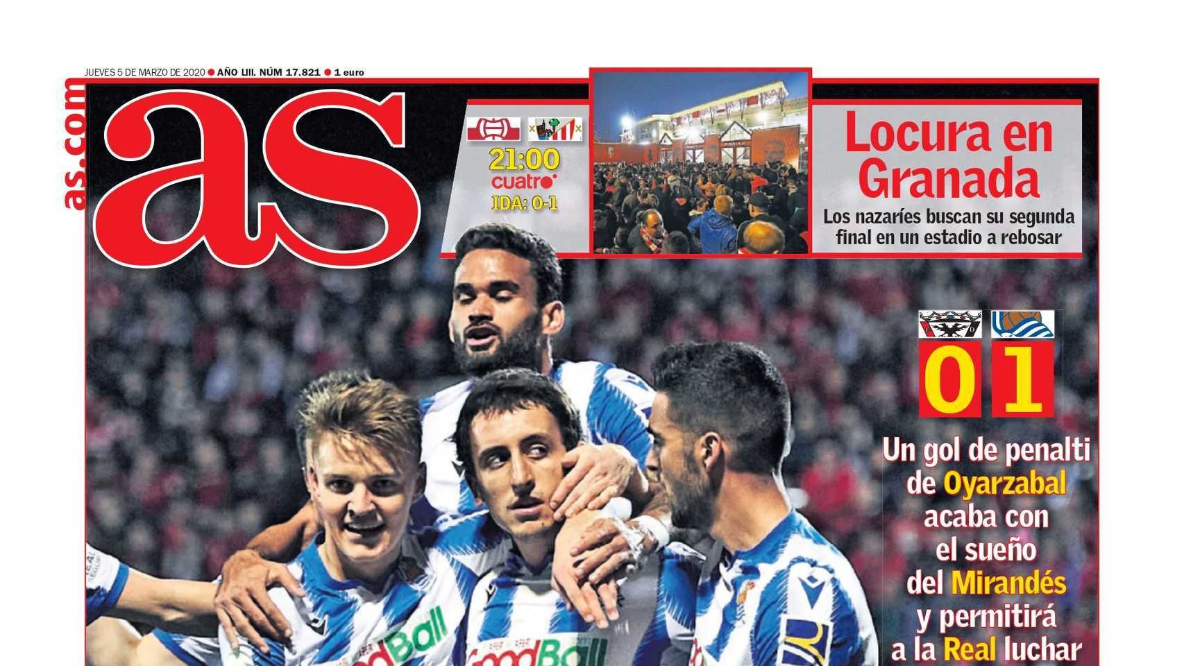 Portada AS (05/03/20)