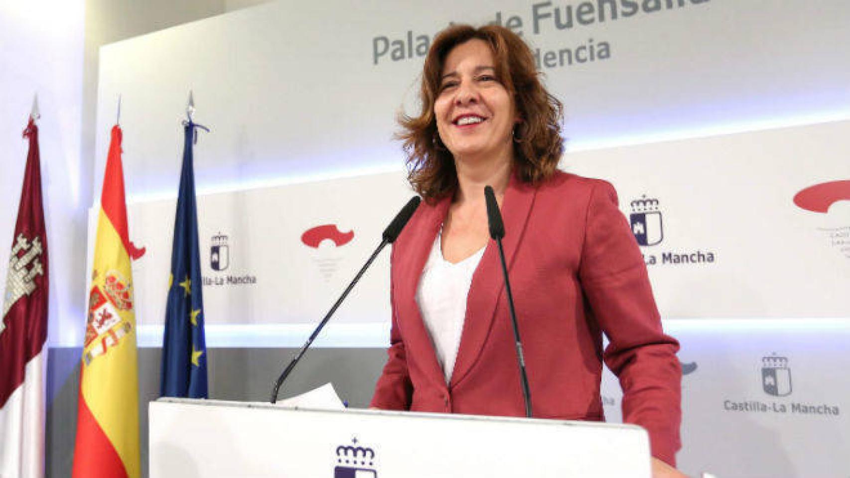 Blanca Fernández, consejera portavoz del Gobierno de Castilla-La Mancha
