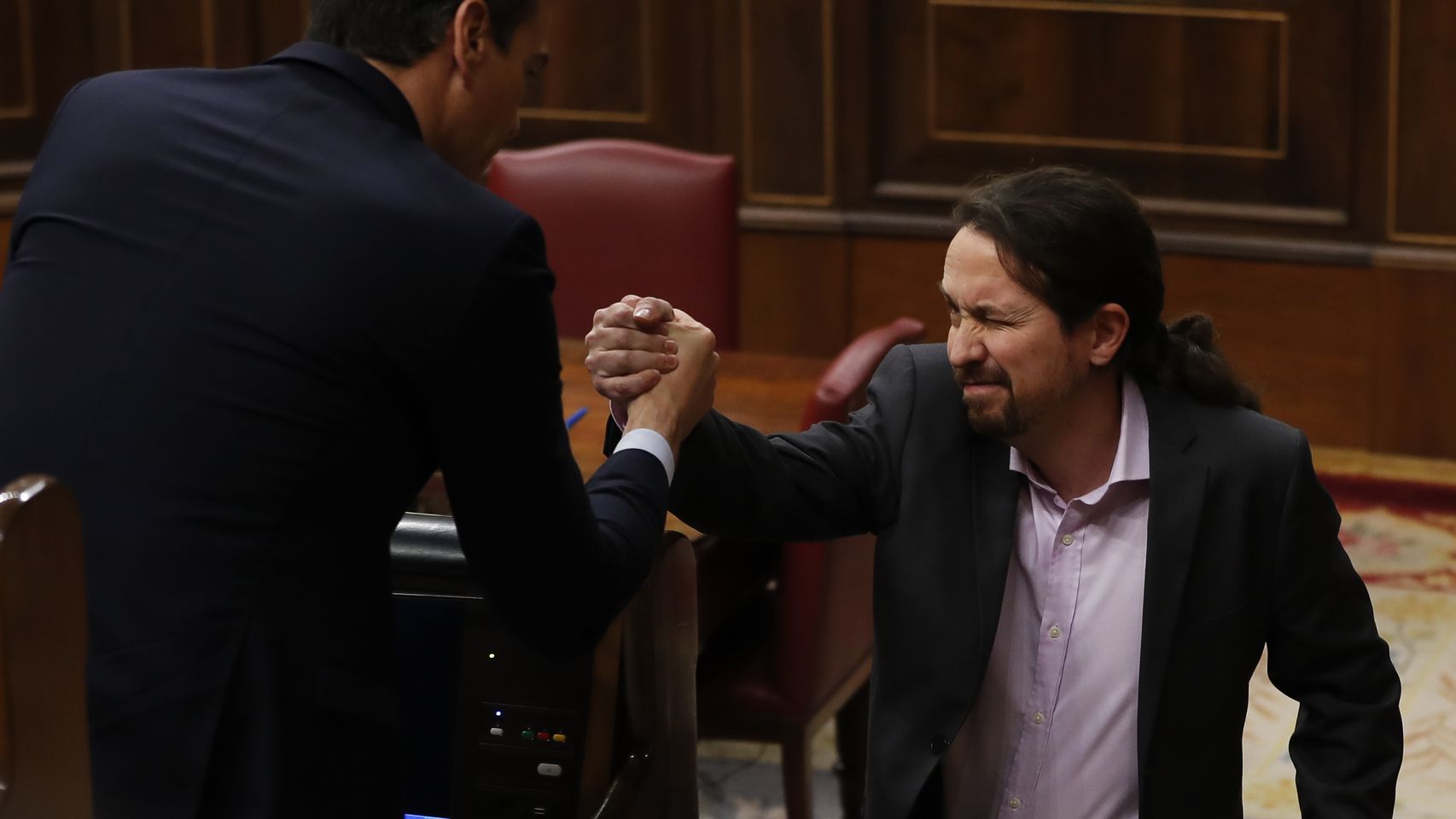 Pedro Sánchez y Pablo Iglesias en una imagen de archivo.