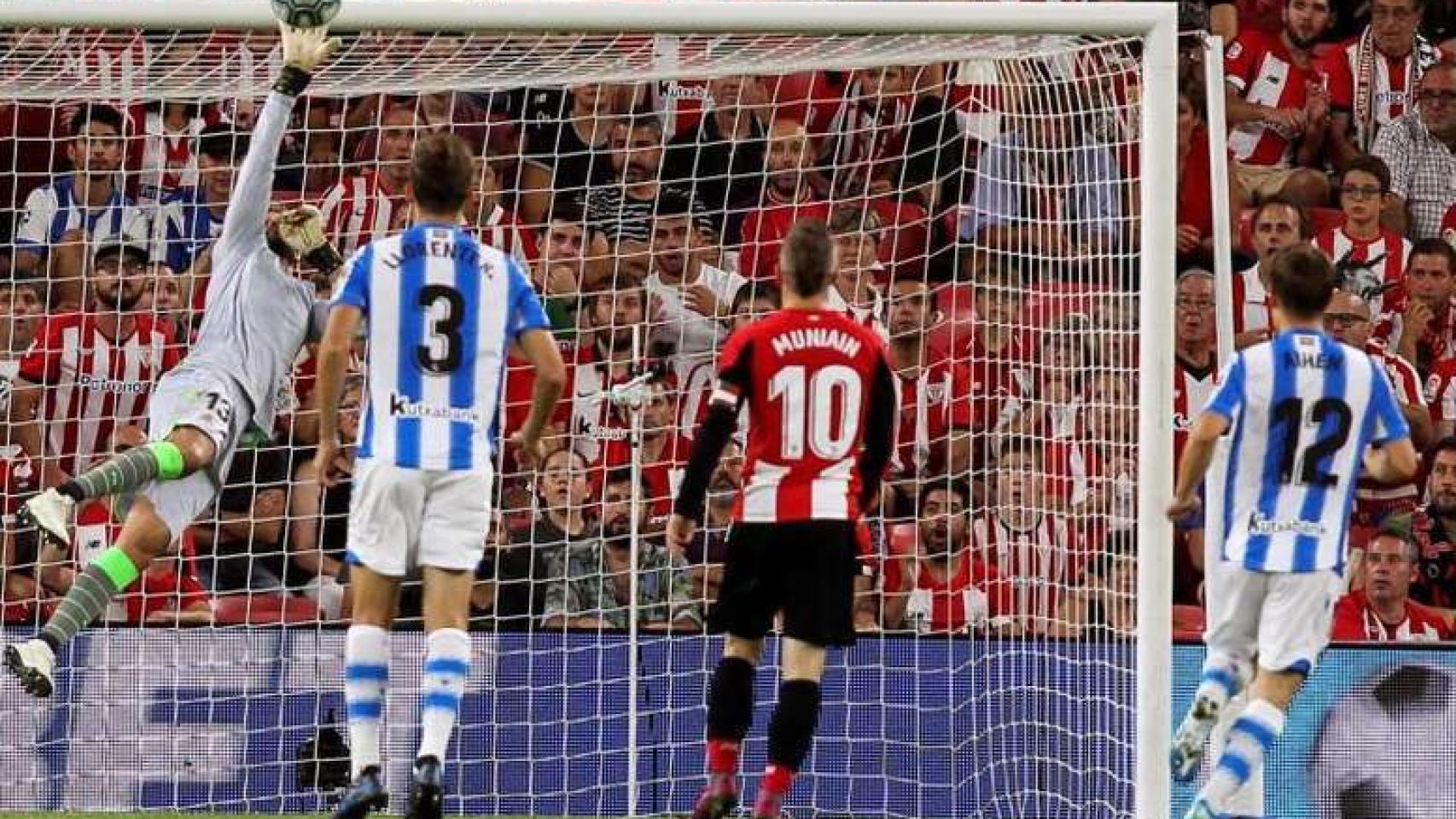Partido entre Real Sociedad y Athletic Club