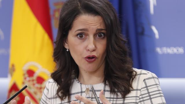 Inés Arrimadas, portavoz parlamentaria de Ciudadanos.