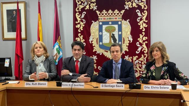 David Pérez, durante su participación en las jornadas de la Ampsi este viernes.