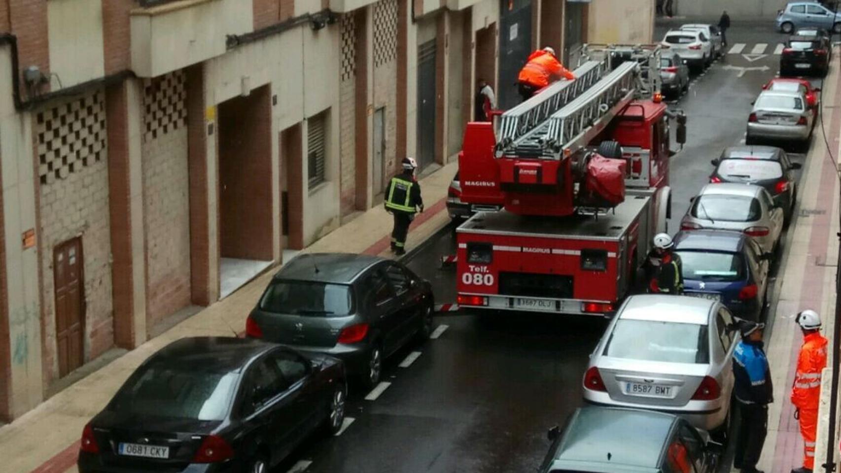 Imagen de archivo de una intervención de los bomberos en Salamanca.
