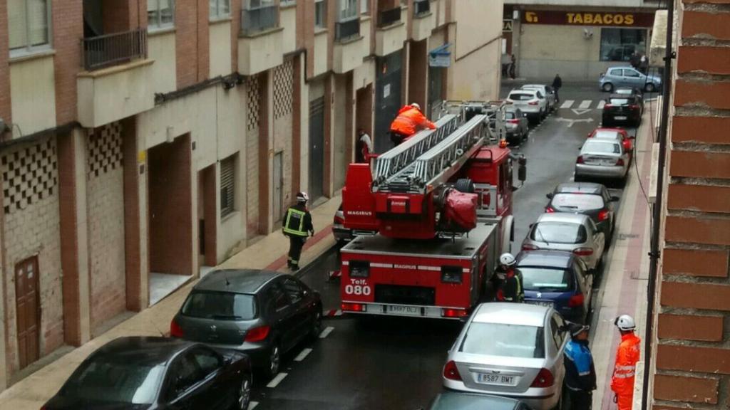 Imagen de una intervención de los bomberos en Salamanca.