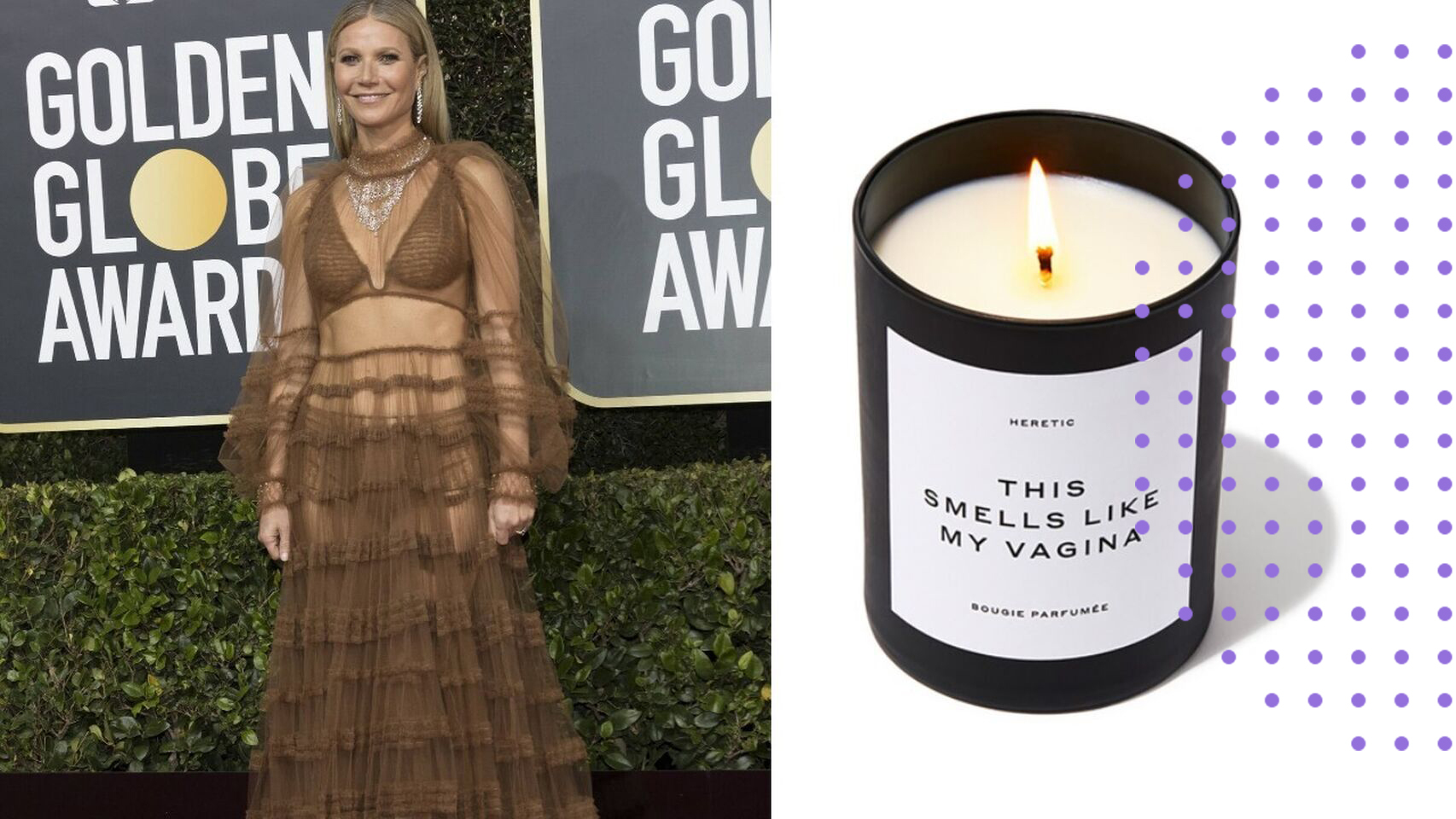 La vela que huele a la vagina de  Gwyneth Paltrow.