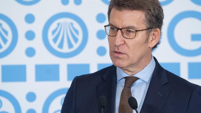 El presidente de la Xunta, Alberto Núñez Feijóo