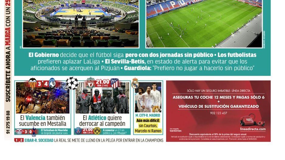 Portada MARCA (11/03/20)