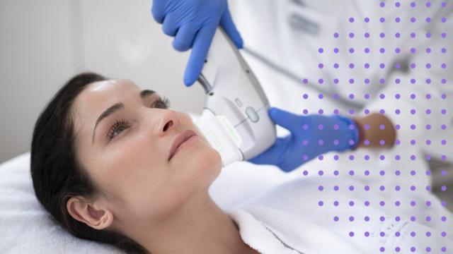 Tratamiento de láser en la clínica La Prairie.