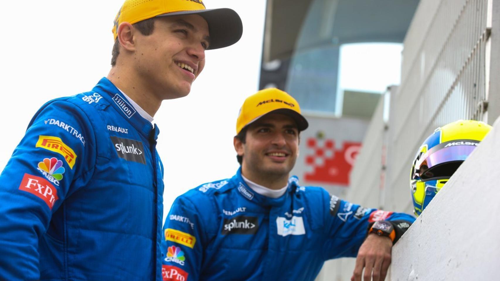 Carlos Sainz y Lando Norris