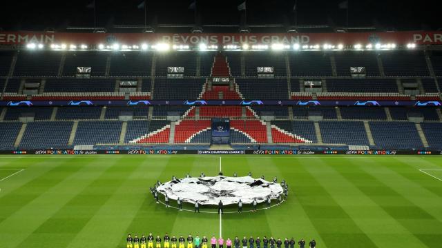 PSG - Borussia Dortmund, con el Parque de los Príncipes vacío