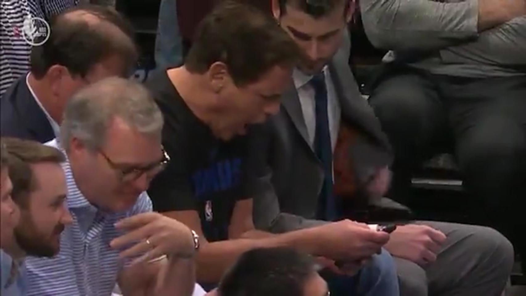 La viral reacción de Mark Cuban, dueño de los Mavs de Doncic, tras la suspensión de la NBA