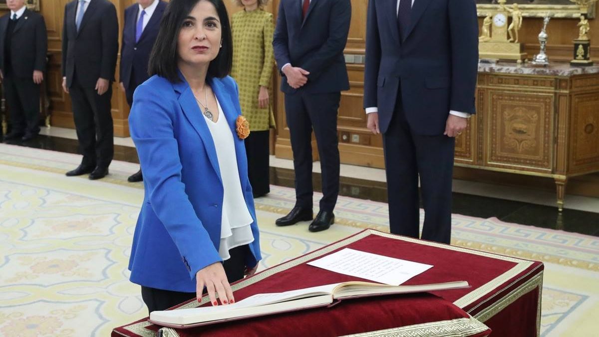 Darias, en la promesa de su cargo en Zarzuela