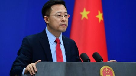 El portavoz del Ministerio de Relaciones Exteriores de China.