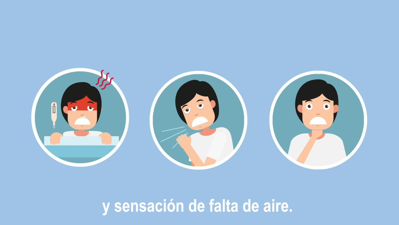 Imagen del nuevo vídeo de Sanidad sobre el coronavirus.