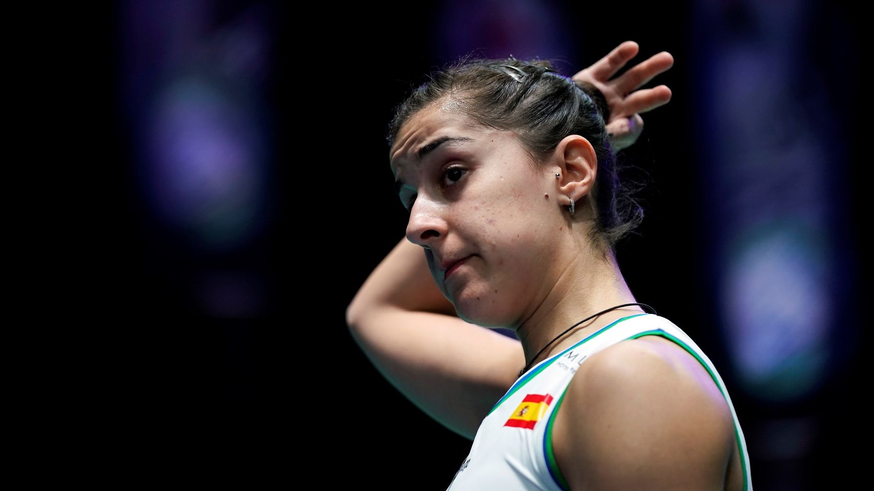 Carolina Marín, durante el All England Open