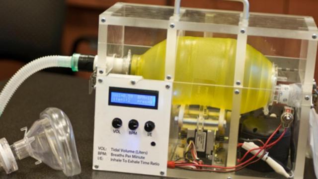 Ejemplo de un ventilador de bajo coste desarrollado por alumnos del MIT.