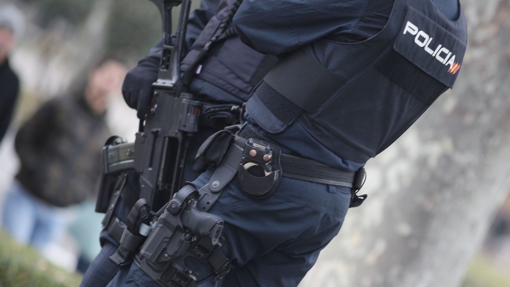 Agentes de la Policía Nacional.