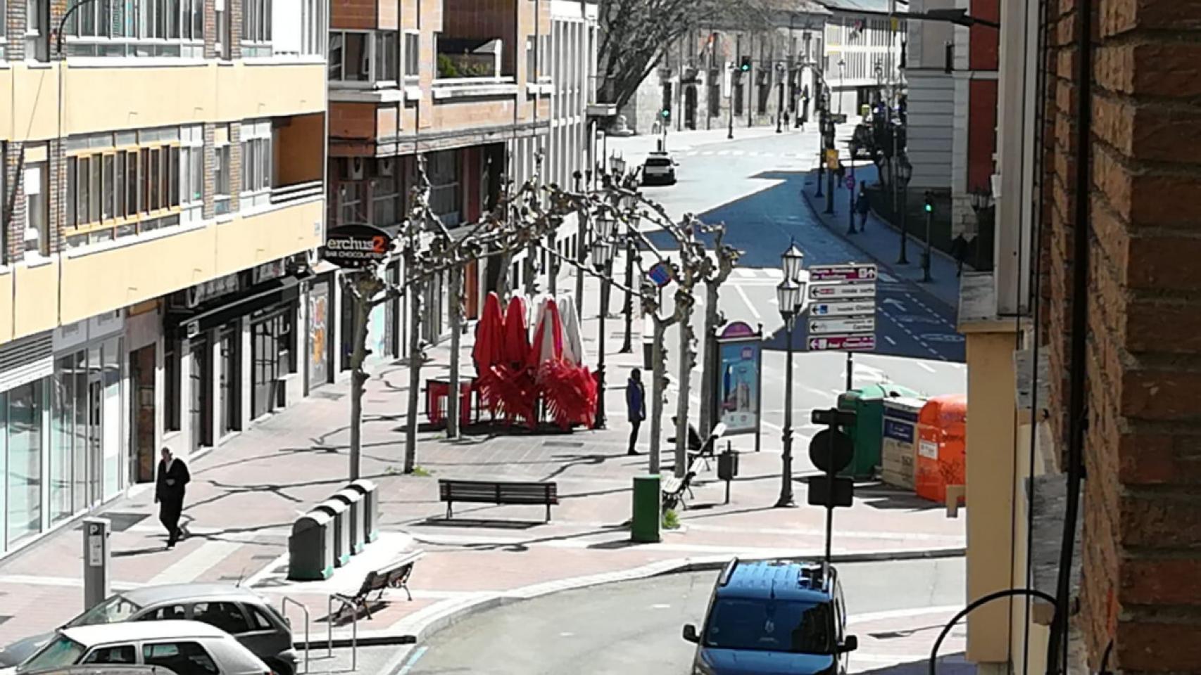 Calles vacías durante el estado de alarma