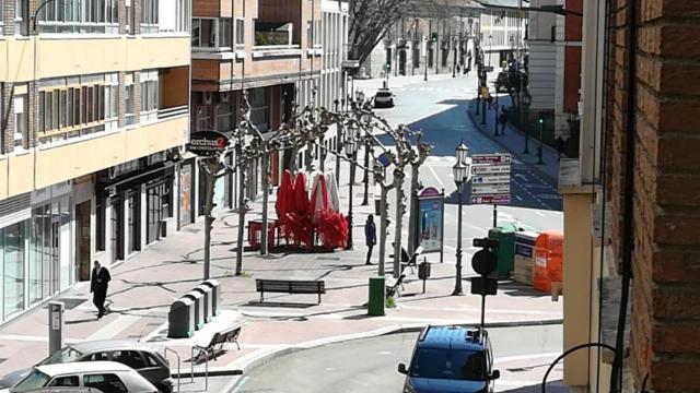 Calles vacías durante el estado de alarma