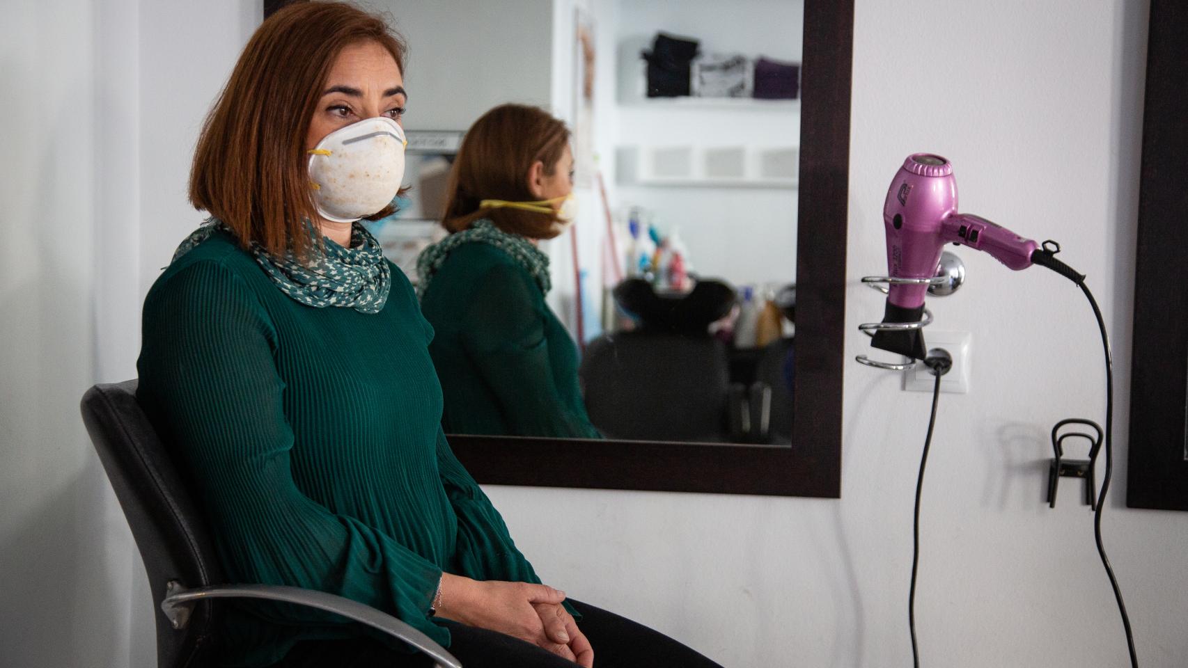 Ana Belén Pérez, peluquera de 'Aires de belleza'.
