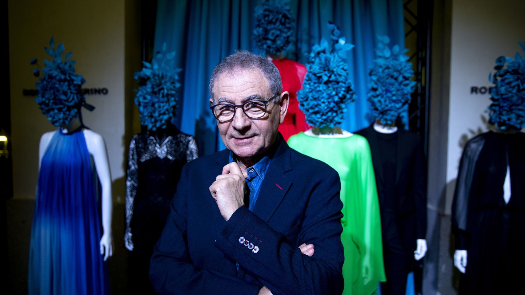 Roberto Verino en la última pasarela de Madrid.